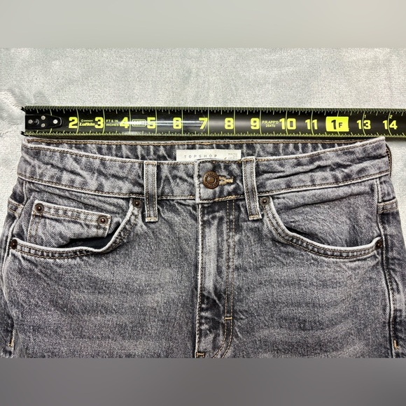 Topshop Straight Jeans | Women’s W28 L32 | Gray Wash - Picture 8 of 8